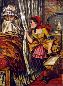Cappuccetto Rosso. Racconto di Charles Perrault (1697). Illustrazione anonima