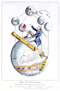 Il Montgolfier: Una prima classe della Marina Aerea Francese (stampa) da Unknown artist