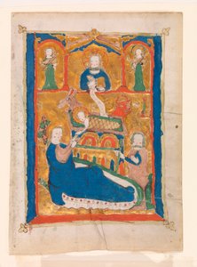 La Natività con Dio Padre, Giuseppe e Angeli da Unknown artist