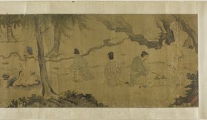 La riunione del Padiglione delle Orchidee da Unknown artist