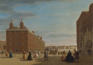 Gli edifici di carta, Inner Temple, Londra da Unknown artist
