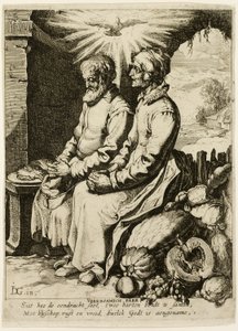 La pia coppia di anziani