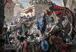 Il ritorno di Alcibiade ad Atene da Unknown artist