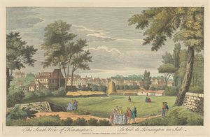 Vista sud di Kensington da Unknown artist