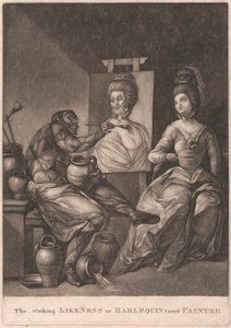 La somiglianza sorprendente o Arlecchino diventato pittore