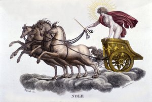 Il Sole. Incisione del XIX secolo da Unknown artist
