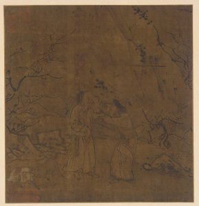 Il doloroso addio di Su Wu e Li Ling da Unknown artist