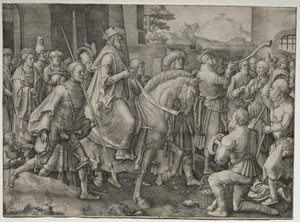 Il trionfo di Mardocheo da Unknown artist