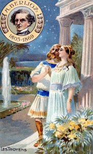 I Troiani di Hector Berlioz. Cromolitografia del XIX secolo