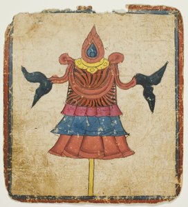 Lo Stendardo della Vittoria (Dhwaja), da un set di carte dell