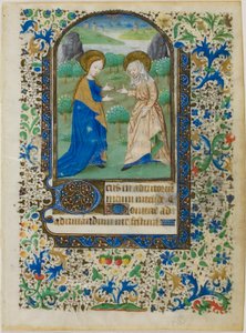 La Visitazione, da un Libro d