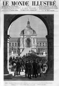 Il cortile del conservatorio delle arti e dei mestieri dove si trovano le statue di Denis Papin (1647-1714), fisico, matematico e inventore e Nicolas Leblanc (1742-1806), chimico francese. Inaugurazione della statua di Denis Papin il 16 gennaio da Unknown artist