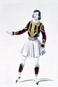 Il ballerino e coreografo Marius Petipa (1818-1910) in "I diritti del signore" da Unknown artist