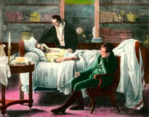 La morte di François Xavier Bichat, medico francese da Unknown artist