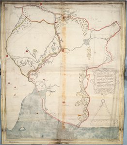 Descrizione del castello e delle terre di Insbeguin a 3 miglia da Yohall sul lato ovest
