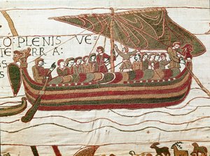 La flotta di Harold, che venne a informare il Duca di Normandia Guglielmo il Conquistatore da Unknown artist