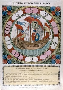 Il gioco della barca. XVIII secolo da Unknown artist