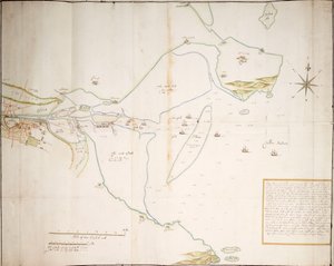 Il porto di Dublino in Irlanda da Unknown artist