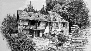 La casa di Bernadette Soubirous (1844-1879) a Lourdes da Unknown artist