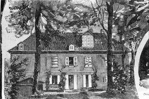 La casa di George Sand (Aurore Dupin, Baronne Dudevant) (1804-1876) a Nohant-Vic (Nohant Vic) (36) da Unknown artist