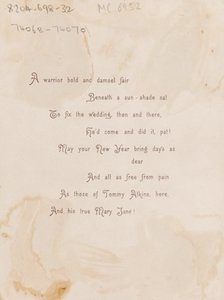 La vecchia storia per il nuovo anno, cartolina di Capodanno da Unknown artist