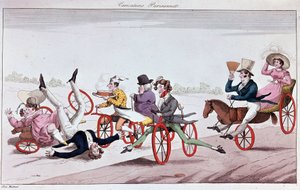 I piaceri e gli inconvenienti dei velocipedi e dei cavalli oriferi