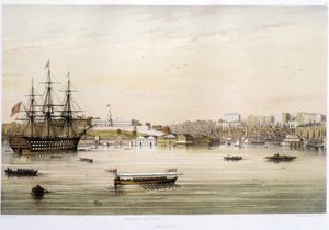Il porto o Ammiragliato di Istanbul nel XIX secolo