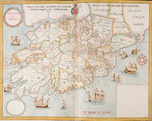 La provincia di Munster, Irlanda, c.1595 da Unknown artist