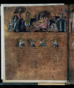 La porpora del Codex Rossanensis, VI secolo (manoscritto)