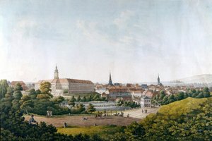 La città di Weimar alla fine del XVIII secolo