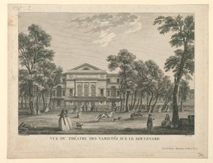 Teatro des Variétés a Parigi da Unknown artist