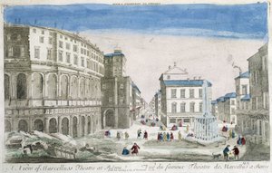 Teatro di Marcello a Roma - Veduta ottica