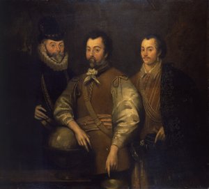 Thomas Cavendish, Sir Francis Drake e Sir John Hawkins da Unknown artist