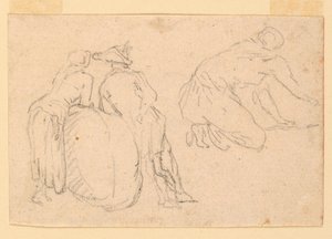 Tre studi figurativi da Unknown artist