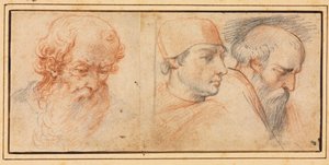 Tre studi di testa