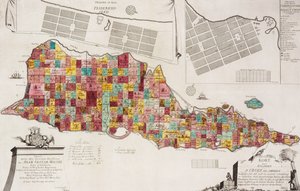 Tilforladelig Kort over Eglandet St. Croix udi America, Copenhagen, 1754 da Unknown artist