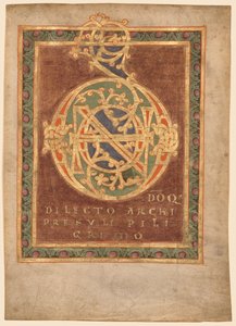Pagina del titolo del "Tonarius" dell