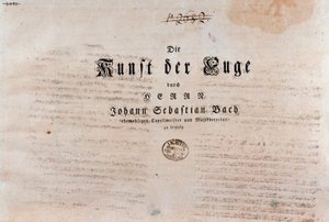 Pagina del titolo dello spartito musicale di 
