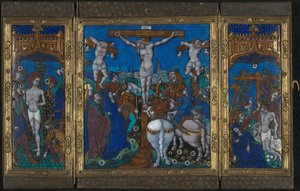 Trittico con la Crocifissione, la Flagellazione e la Sepoltura