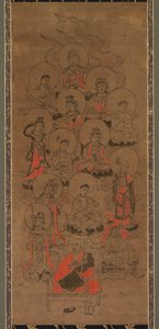 Dodici Buddha e Kobo Daishi (Jusanbutsu) da Unknown artist
