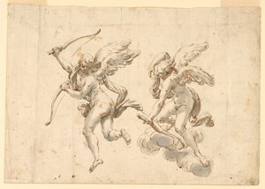 Due cupidi da Unknown artist