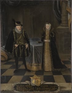 Ritratto di Ulrico III di Meclemburgo-Güstrow ed Elisabetta di Danimarca