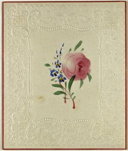 San Valentino senza titolo (Fiori grandi rosa e piccoli blu)