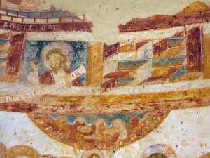 Fregio superiore, cappella Saint-Jean du Liget, Touraine da Unknown artist