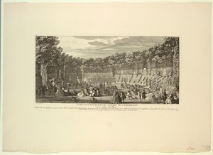Versailles, Boschetti del Giardino, la Sala da Ballo da Unknown artist