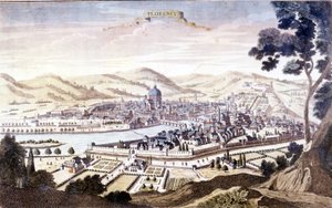 Veduta di Firenze nel XVIII secolo da Unknown artist