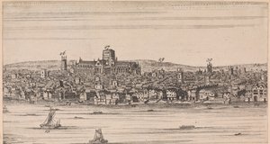 Vista di Old St. Pauls Attraverso il Fiume da Unknown artist