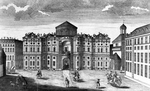 Veduta di Palazzo Carignano a Torino