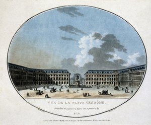 Veduta di Place Vendôme da Unknown artist