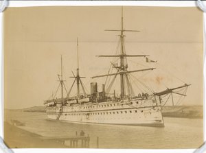 [Vista di una nave] da Unknown artist